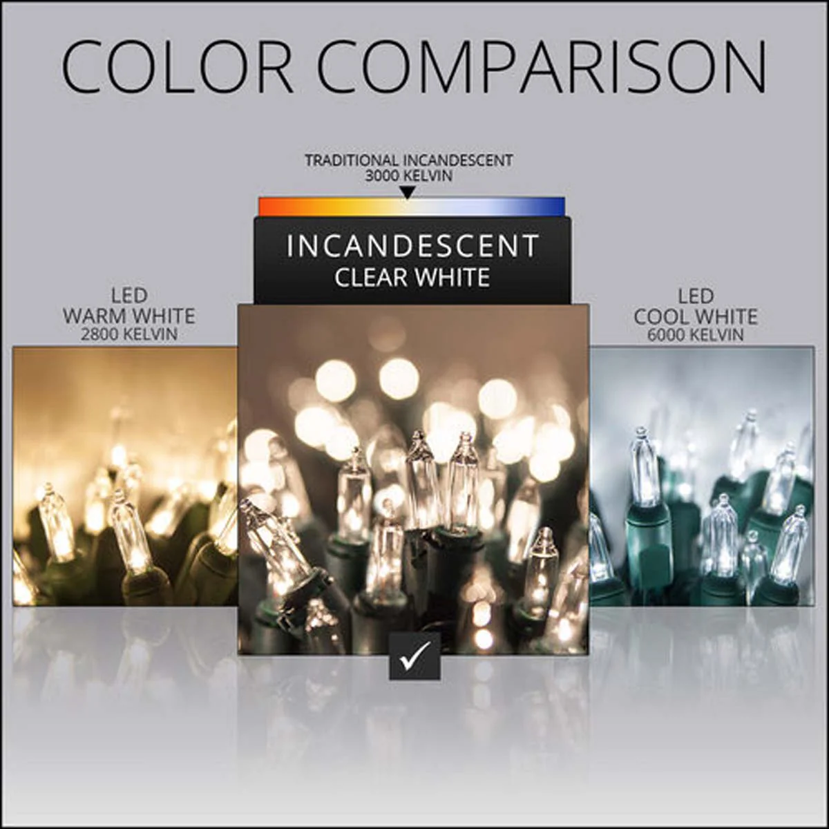 4' x 6' Clear Christmas Net Lights, 150 Lamps - Image 4