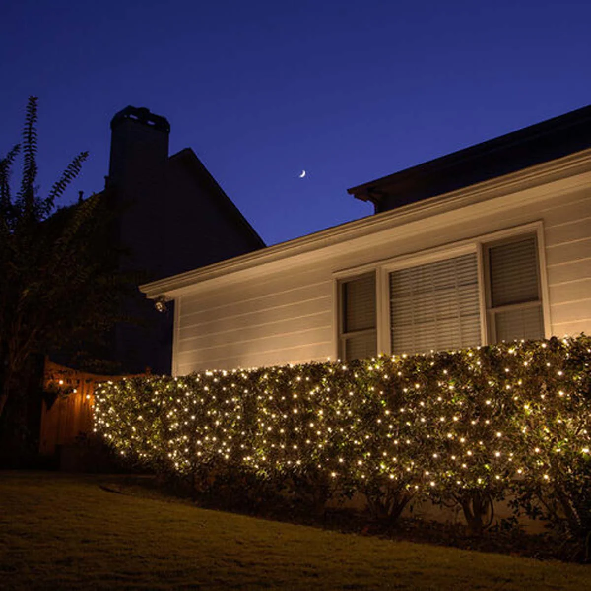 4' x 6' Clear Christmas Net Lights, 150 Lamps - Image 5