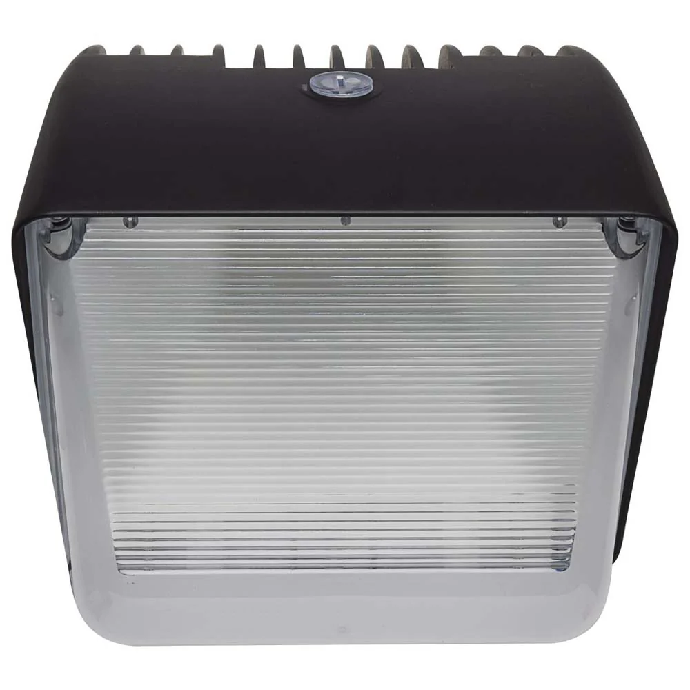 40w Small LED Wall Pack w/ CCT Tunable 120-277v Security Lighting Bronze Finish - Image 2