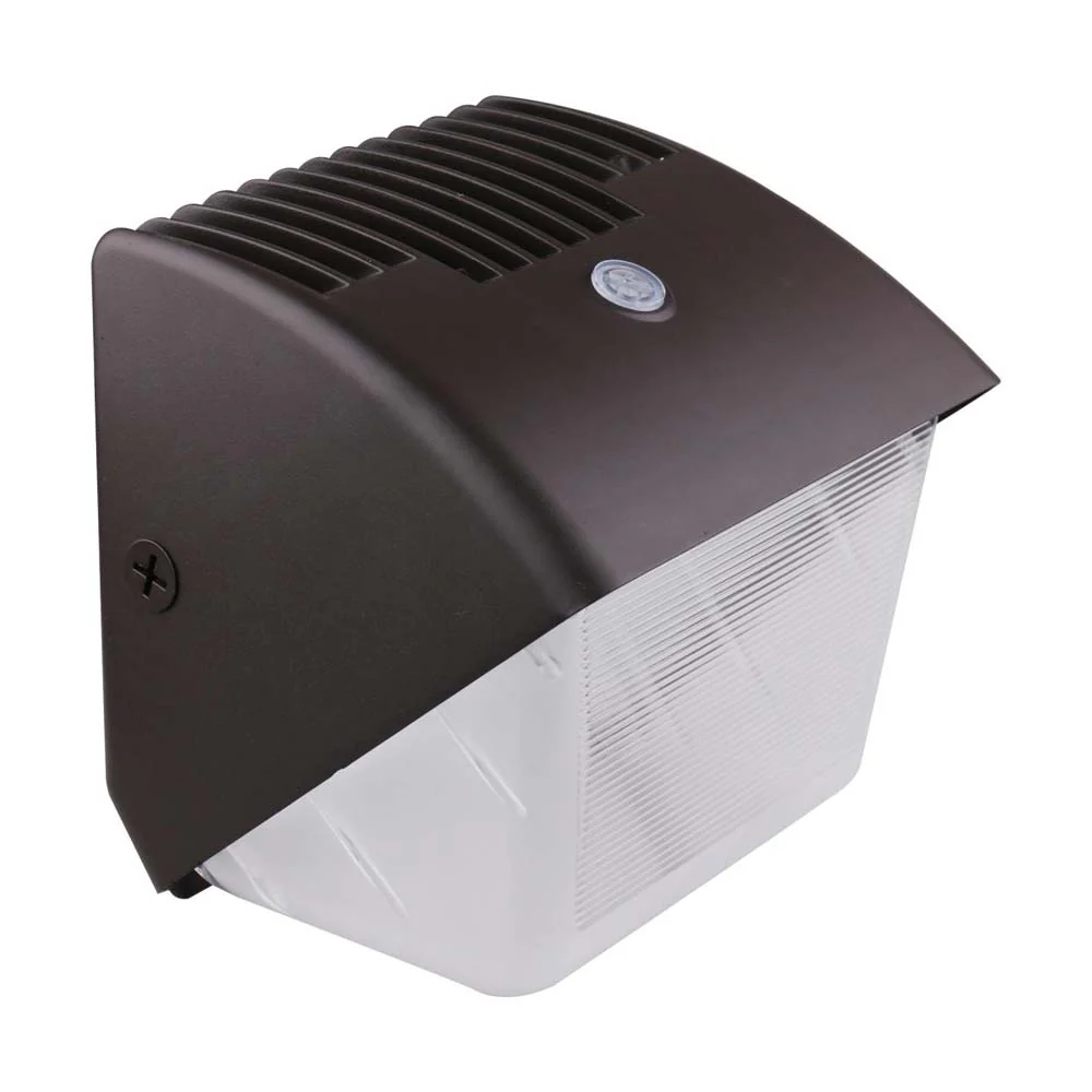 40w Small LED Wall Pack w/ CCT Tunable 120-277v Security Lighting Bronze Finish - Image 5