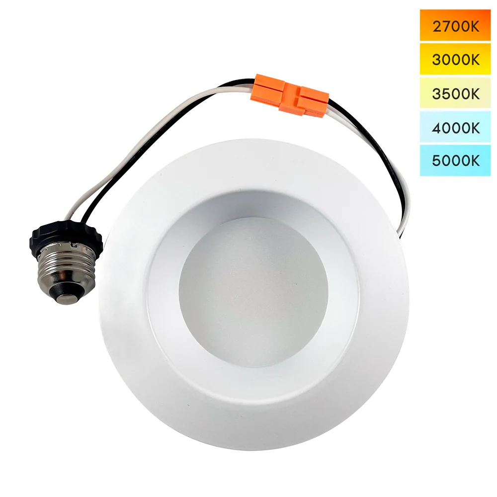 4in Round LED Downlight Selectable CCT 10w 650Lm Dimmable - 65w Replacement - Image 4