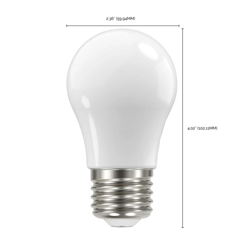 4Pk - 11W A19 LED Soft White Medium base 3000K 120v - 75W equiv - Image 7