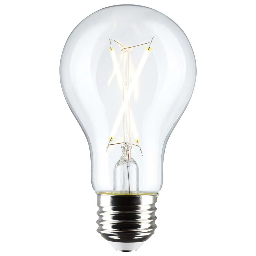 4Pk - 5W A19 LED Clear Soft White 3000K E26 Medium Base 120v - 40W equiv - Image 2