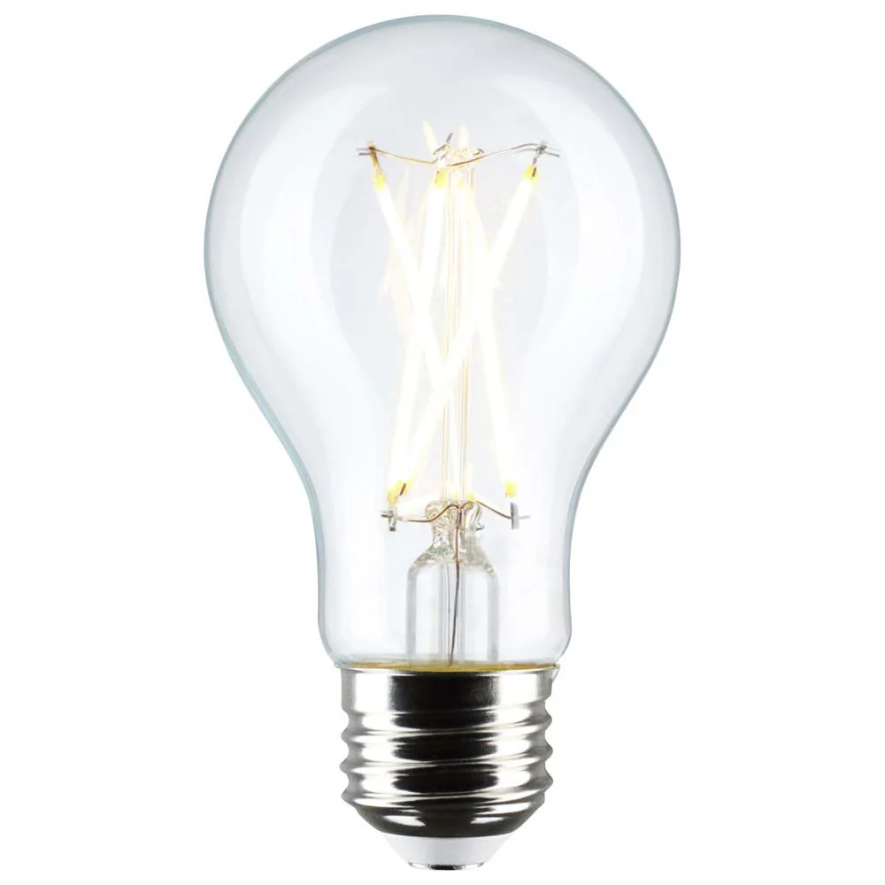 4Pk - 8W A19 LED Clear Cool White 4000K Medium Base 120v - 60W equiv - Image 2