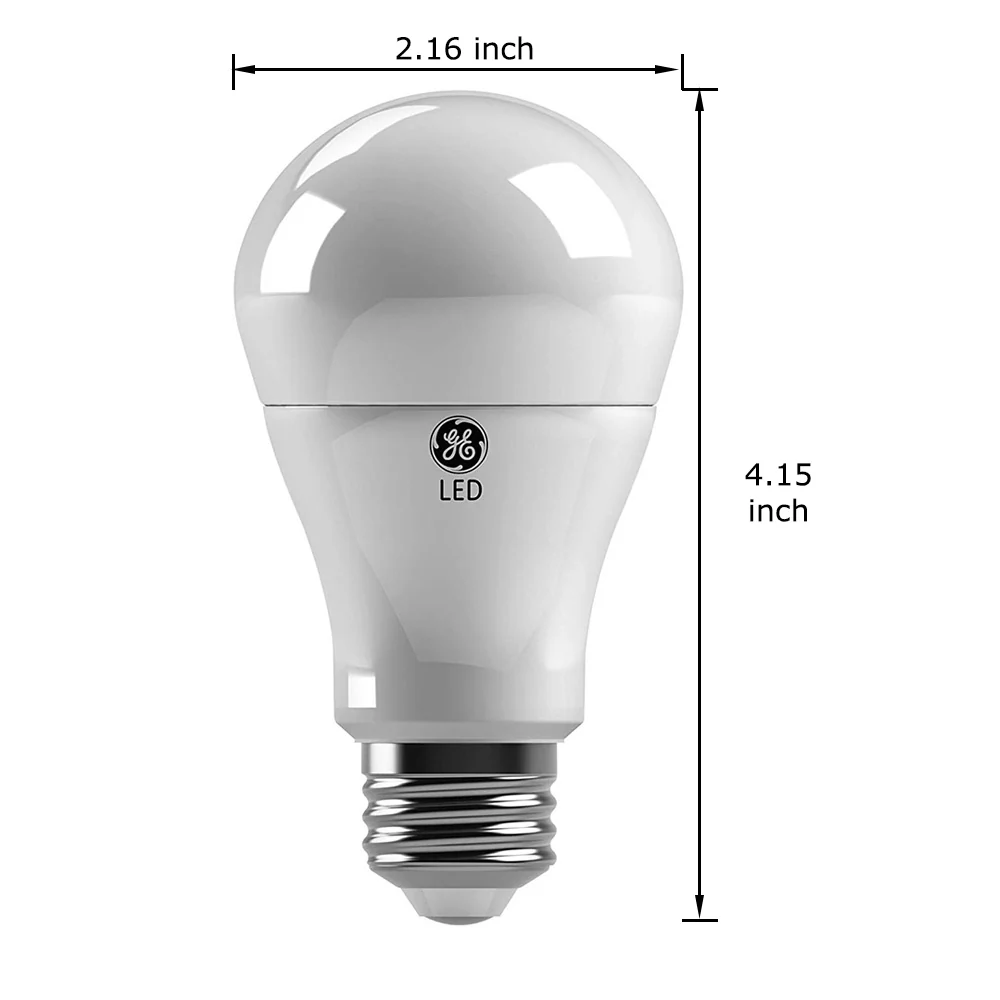 4Pk - GE 10W A19 LED Soft White 2700K Non-Dimmable Bulb - 60w Equiv. - Image 3