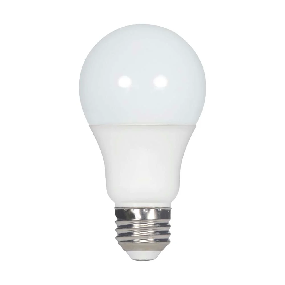 4Pk - Satco 9.5w A19 LED Frosted 2700K Medium Base 220 deg. Beam Angle 120v - Image 3