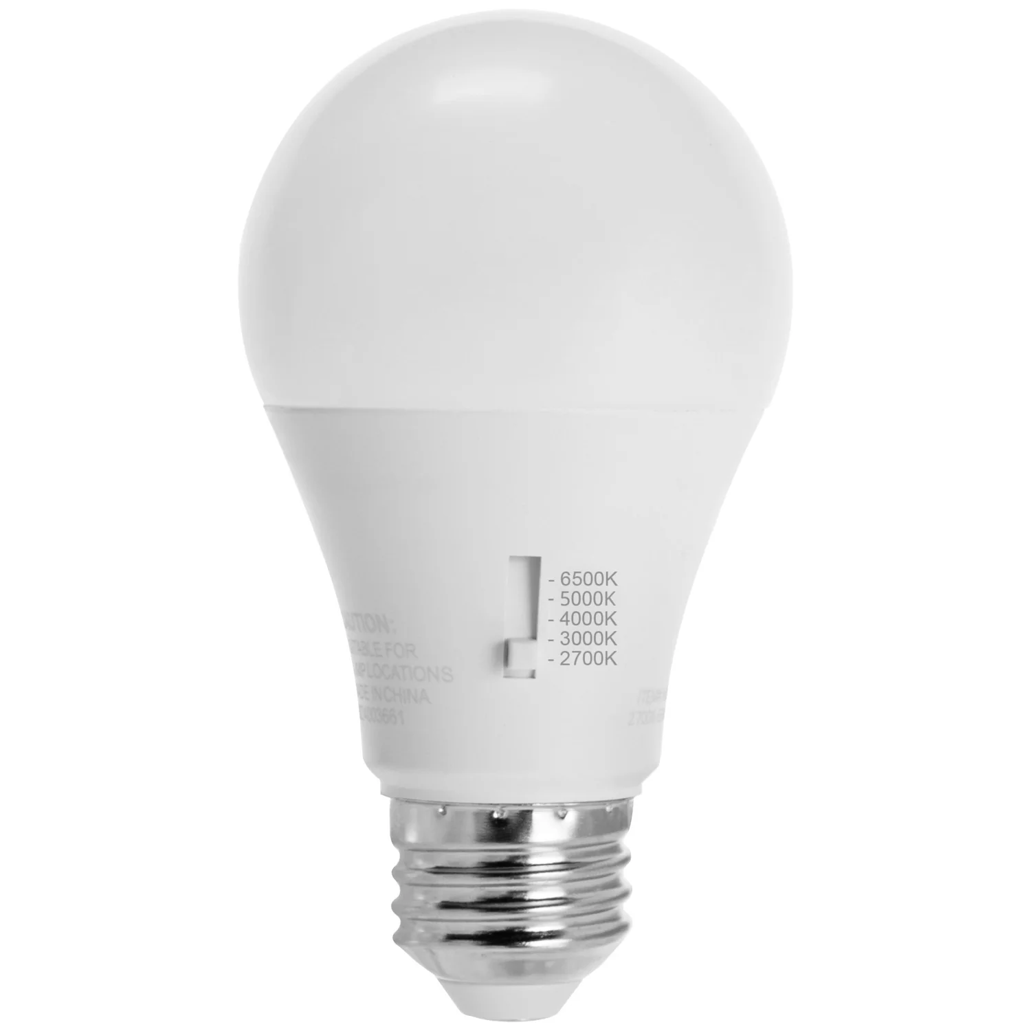 4Pk - Sunlite 15w A19 LED 5CCT Selectable 1600LM E26 Base Bulb - 100W Equiv - Image 2