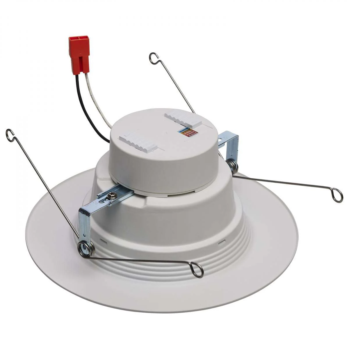 5-6-in LED Retrofit Downlight Wattage Lumens & CCT Selectable Round White Finish - Image 2