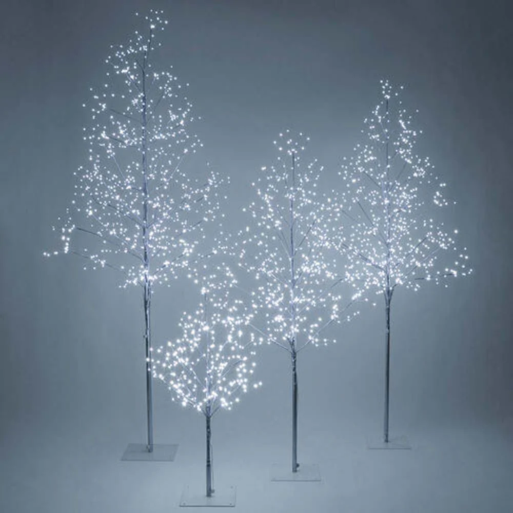 5-ft. Silver Fairy Light Tree, Cool White LED - Image 2