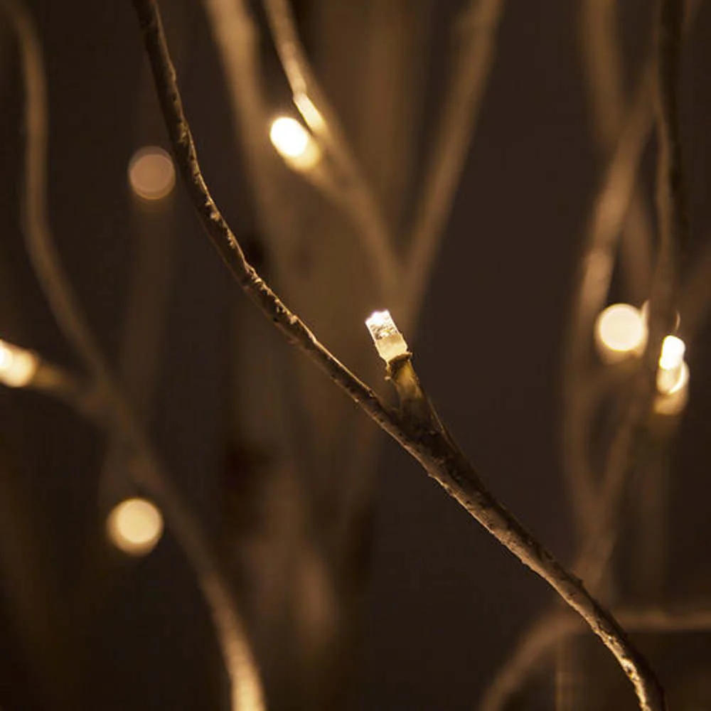 5-ft. Warm White LED Birch Tree - Image 4
