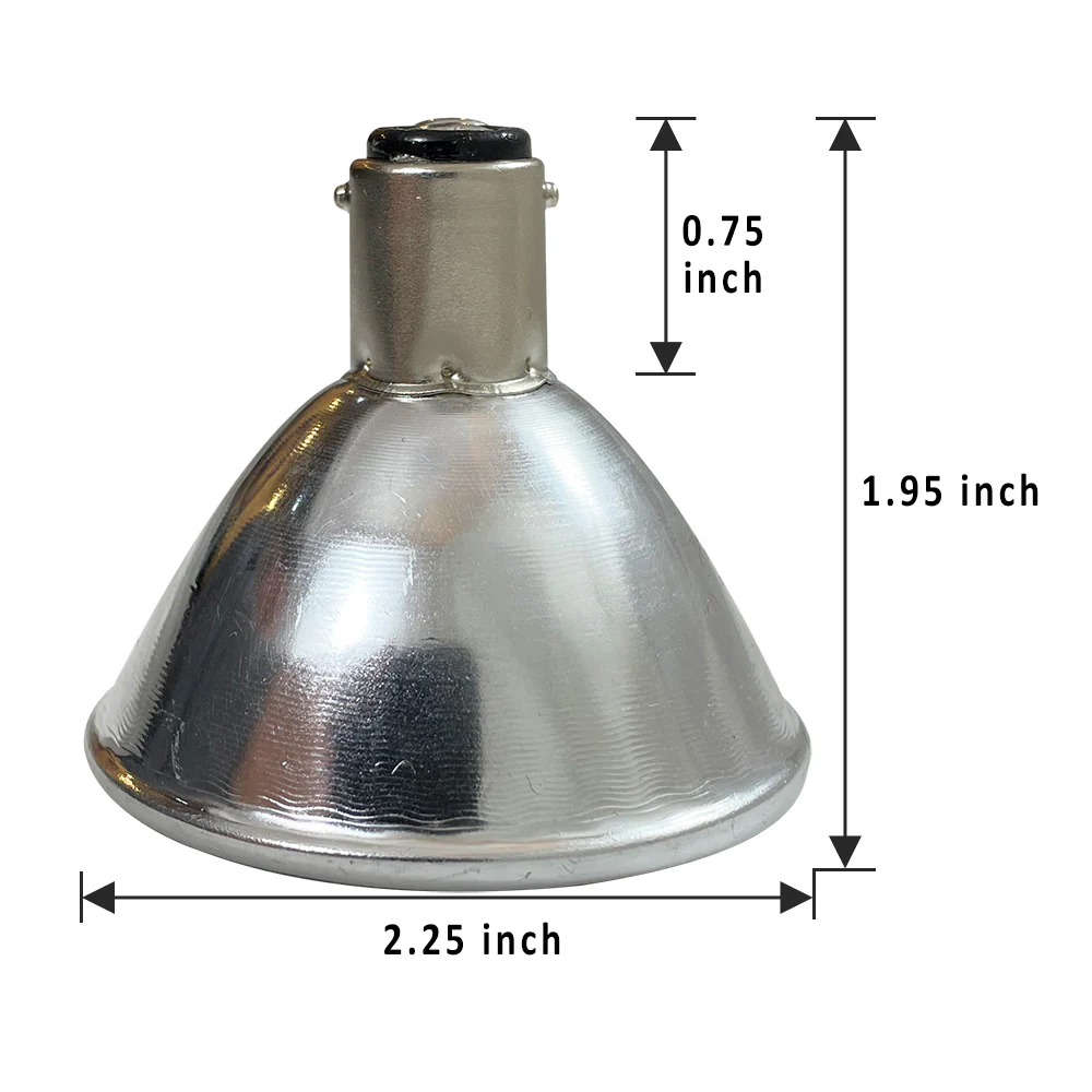 50w AR56 ALR18 BA15d Frosted Halogen Light Bulb - Image 2