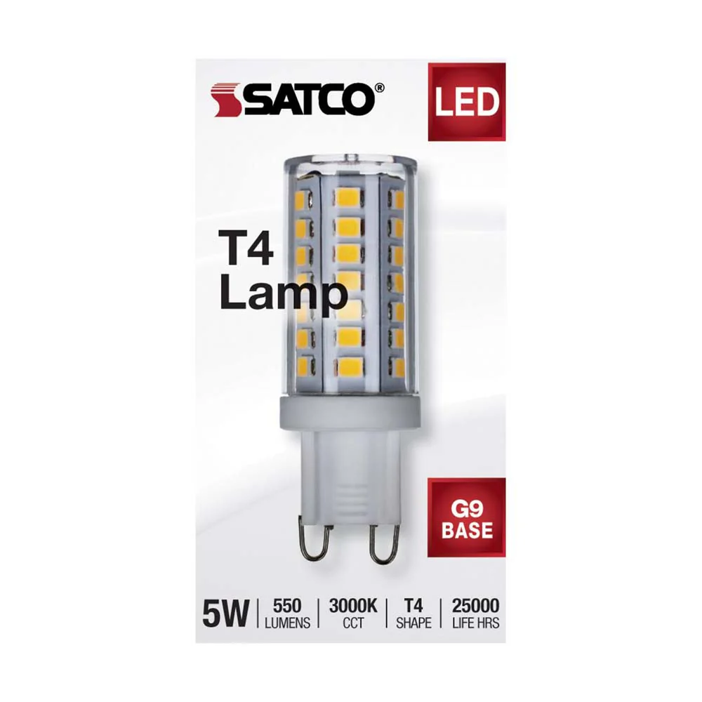 5W JCD LED Clear 3000K G9 G9 Double Loop Base 120v - Image 4