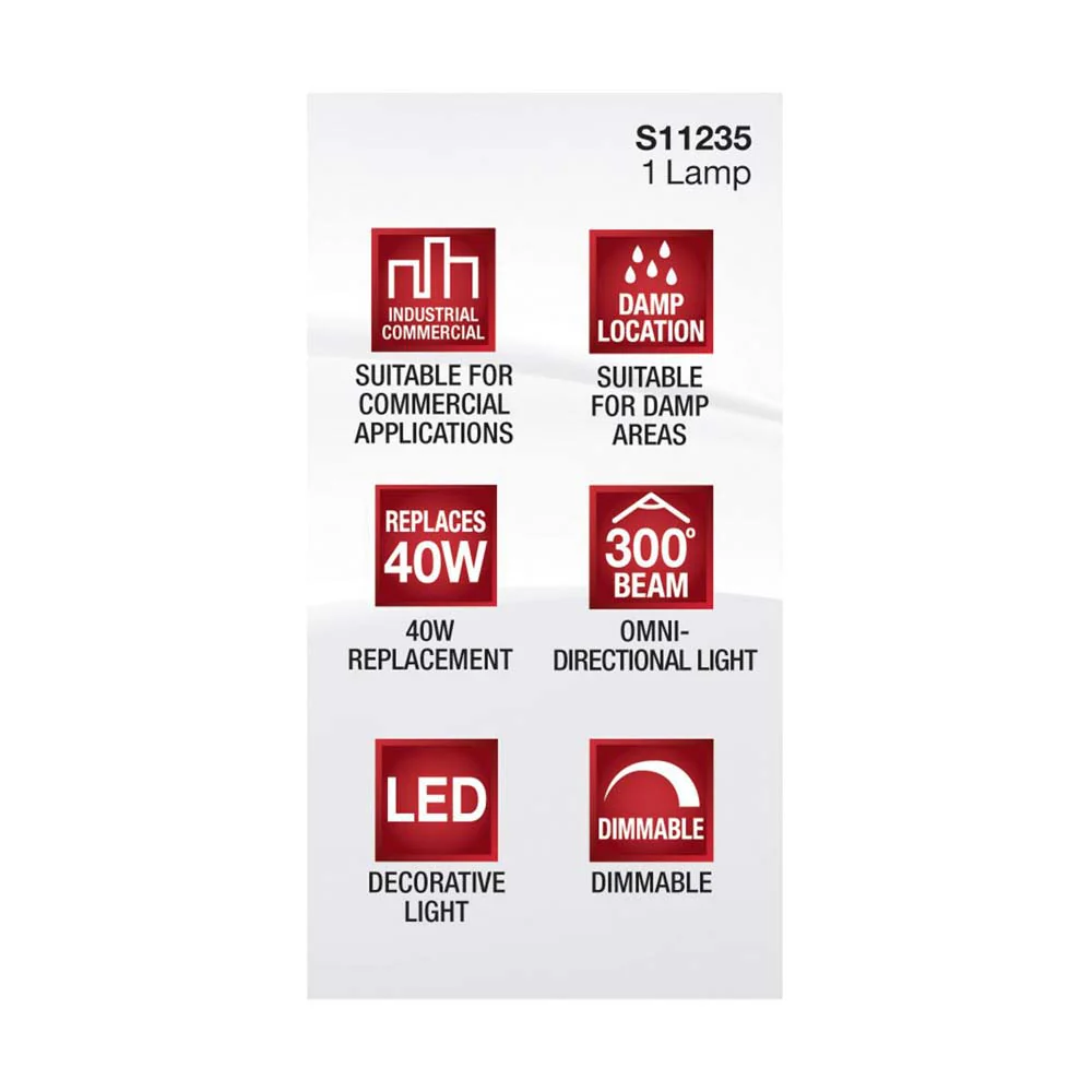 5W JCD LED Clear 4000K G9 G9 Double Loop Base 120v - Image 5