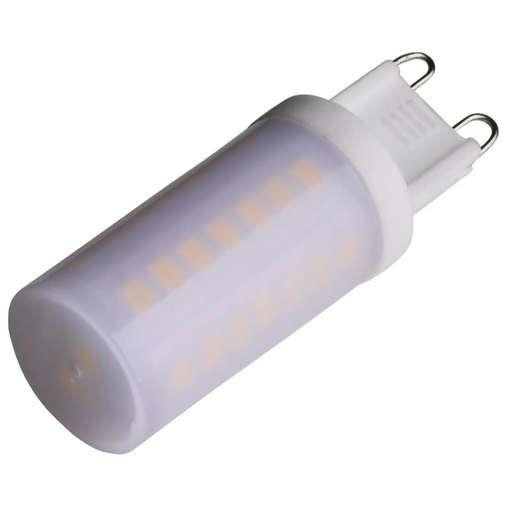 5W JCD LED Frosted 3000K G9 G9 Double Loop Base 120v - Image 2