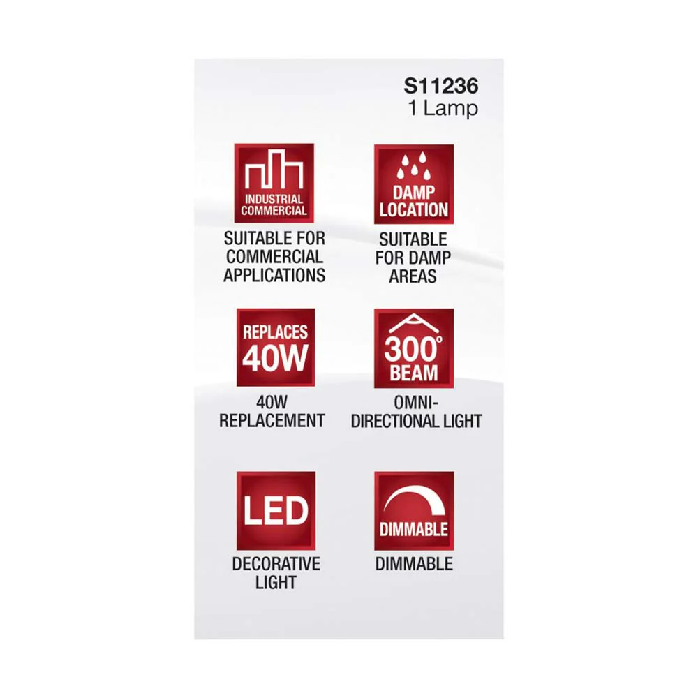 5W JCD LED Frosted 3000K G9 G9 Double Loop Base 120v - Image 5