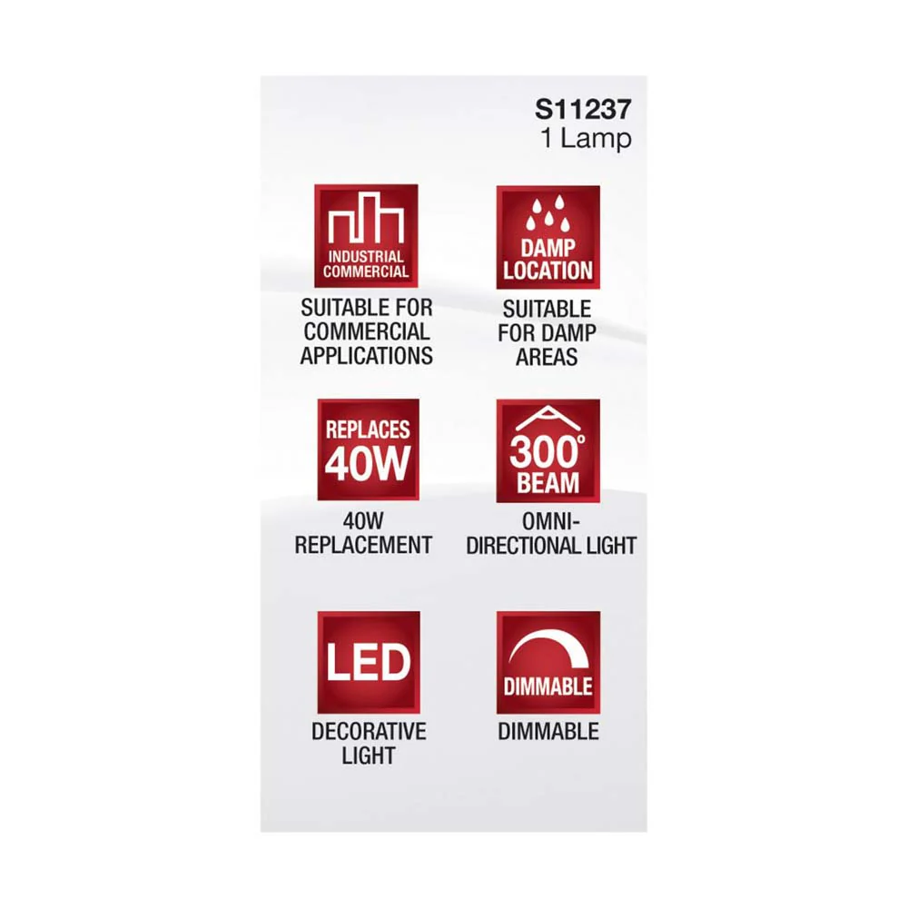 5W JCD LED Frosted 4000K G9 G9 Double Loop Base 120v - Image 5