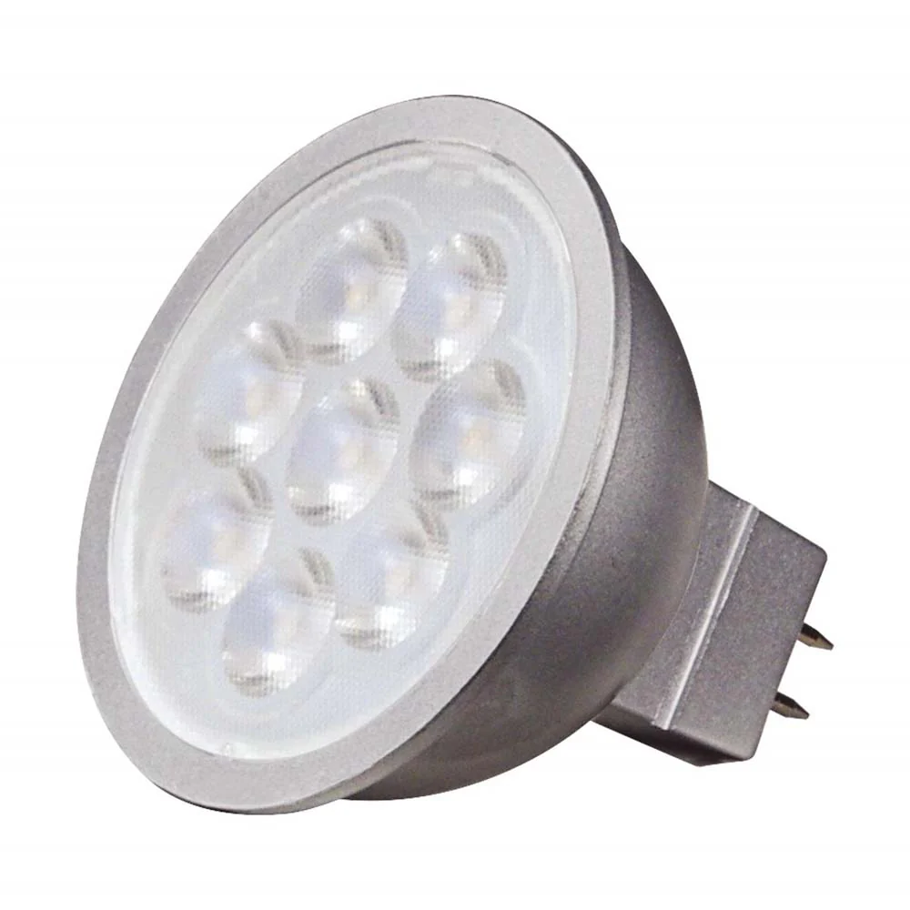 6.5W MR16 LED 2700K GU5.3 base 40 deg. Beam Angle 12v