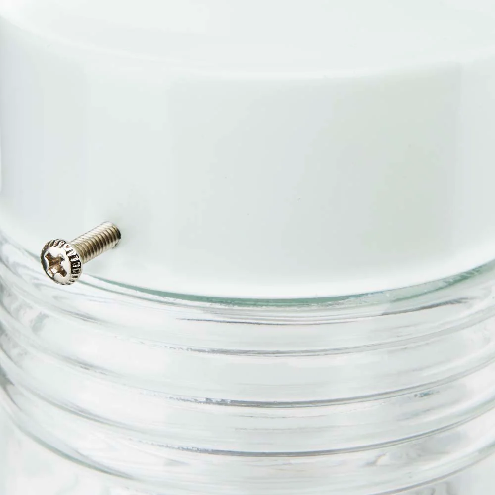 6-in Porch Wall White Mason Jar with Clear Glass - Image 4