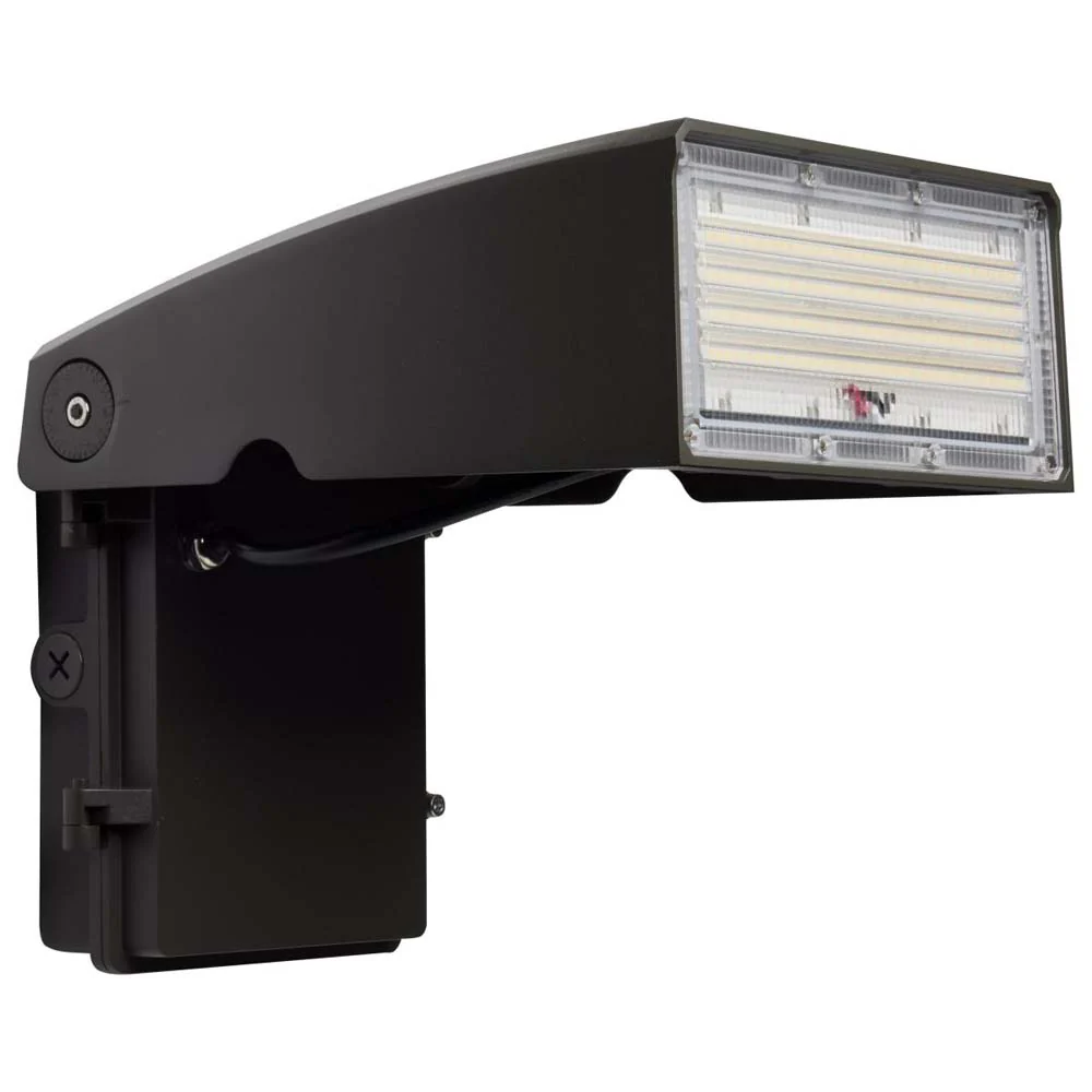60w Adjustable LED Wall Pack CCT Tunable 7200-7500 Lumens DLC Premium - Image 4