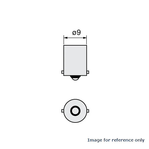 OSRAM SYLVANIA 64113 - 10w 12V Halogen BA9s base Automotive bulb - Image 2