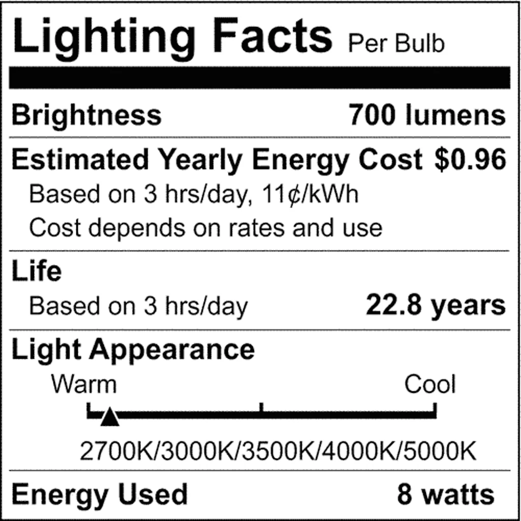 6Pk - Satco 8.5w BR30 LED 120v CCT Selectable 90 CRI White Finish Bulb - Image 7