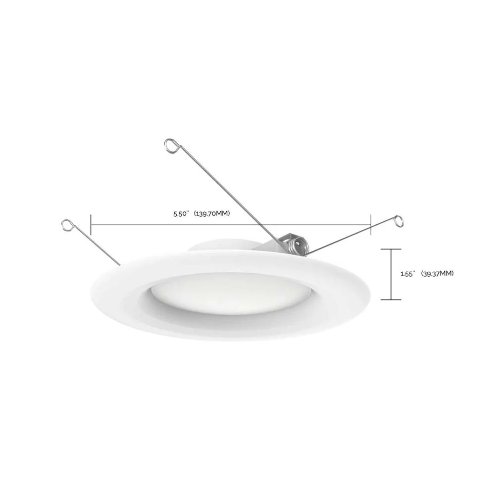 Satco 9.2 Watt LED 5-6 in 3000K Warm White Downlight Retrofit - Image 2