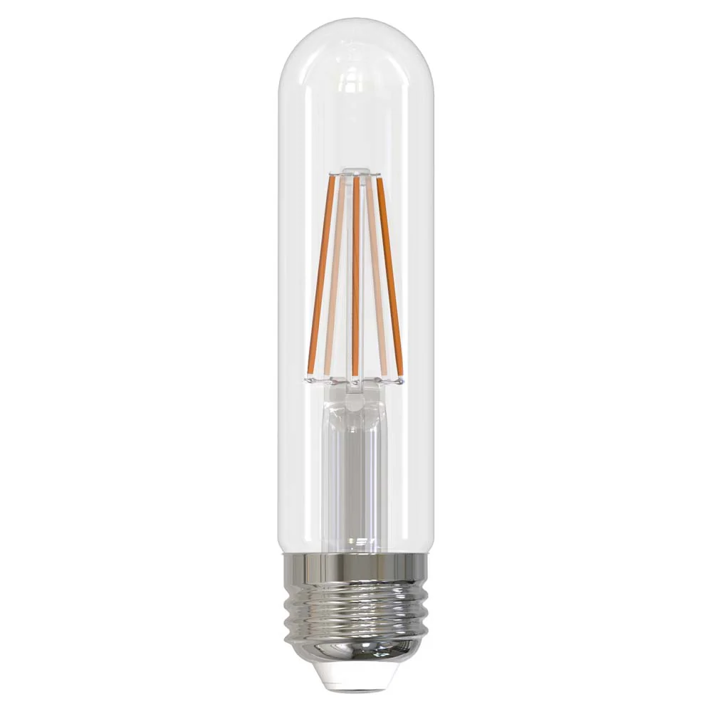 6Pk - Sunlite 6w LED Filament T10 Tubular E26 Base 2700K Bulb - 60W Equiv