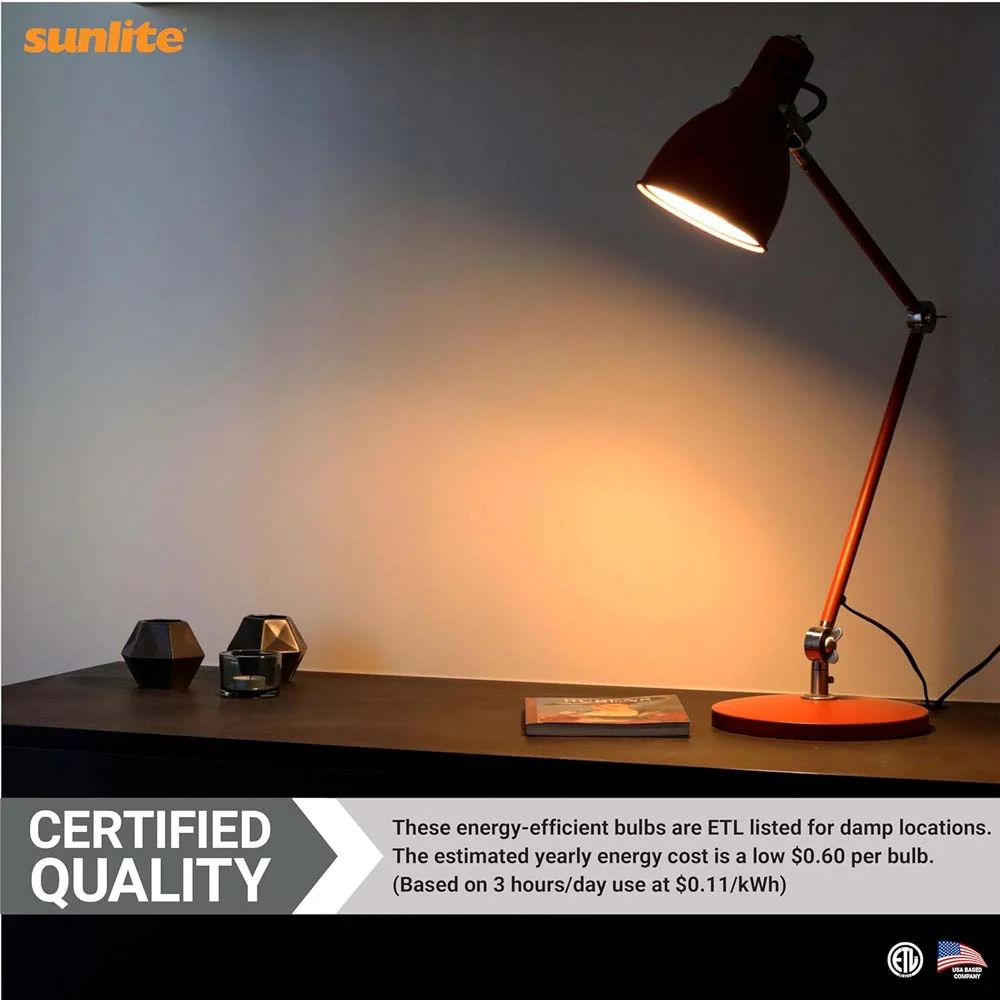 6Pk - Sunlite 7w LED G16.5 Frosted Globe E12 Base 3000K Bulb - 60W Equiv - Image 6