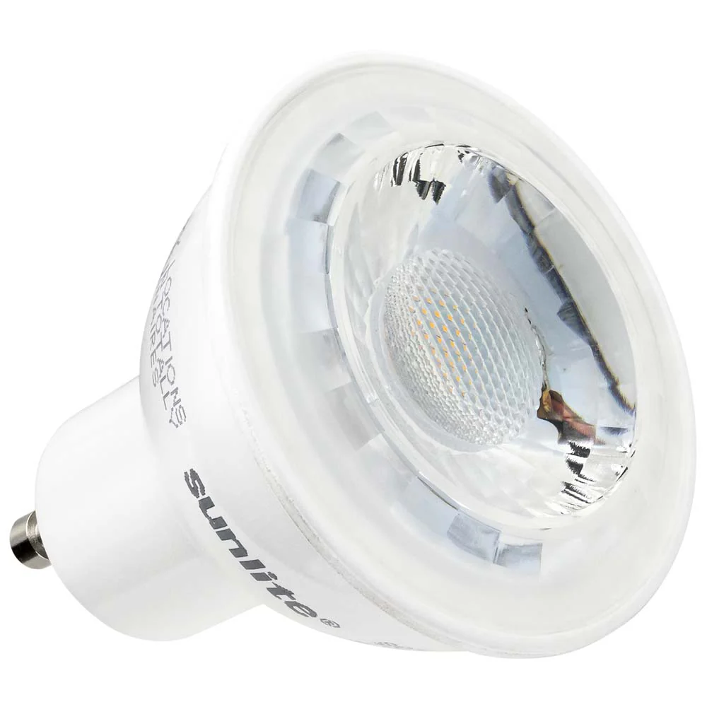 6Pk - Sunlite 7w LED MR16 120V GU10 Base 3000K Bulb - 50W Equiv - Image 2