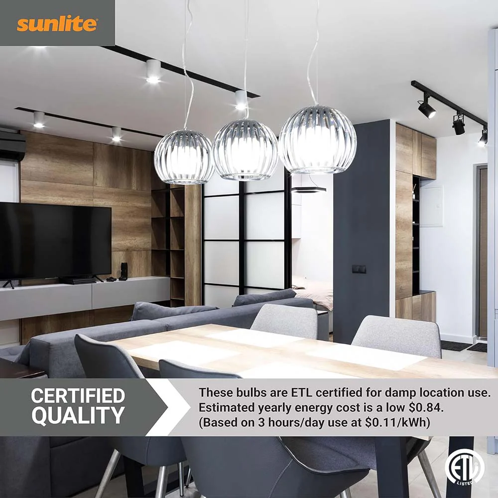6Pk - Sunlite 7w LED PAR16 Long Neck SpotE26 Base 5000K Bulb - 75W Equiv - Image 5