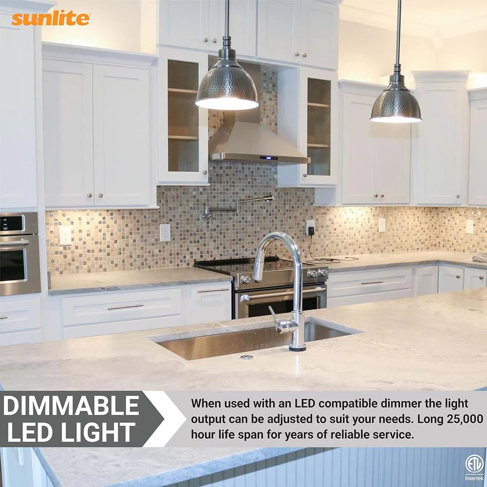 6Pk - Sunlite 7w LED PAR16 Short Neck E26 Base 3000K Bulb - 60W Equiv - Image 7