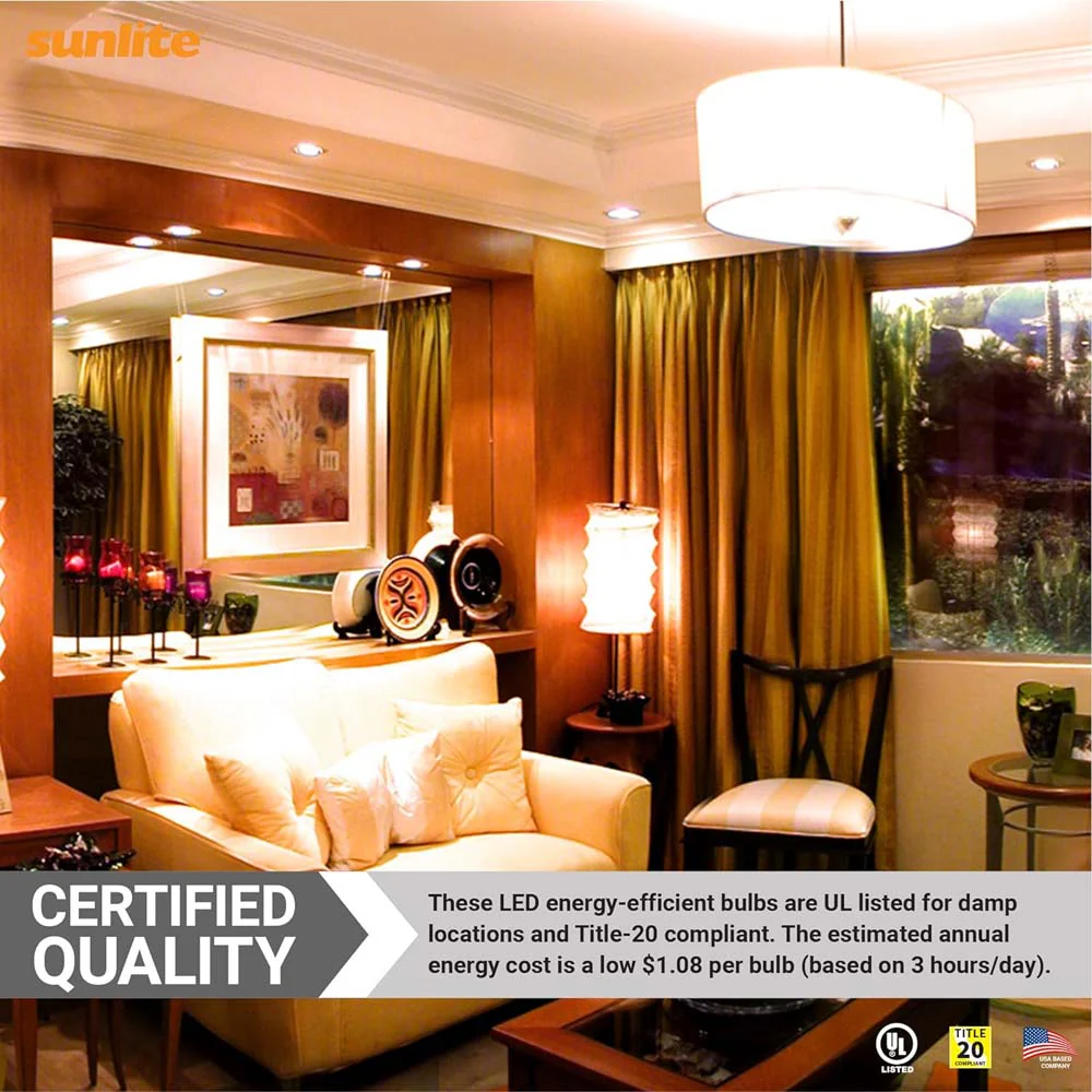 Sunlite 9w LED A19 Dimmable 2700K Soft White Bulb - 60W Equiv - Image 6