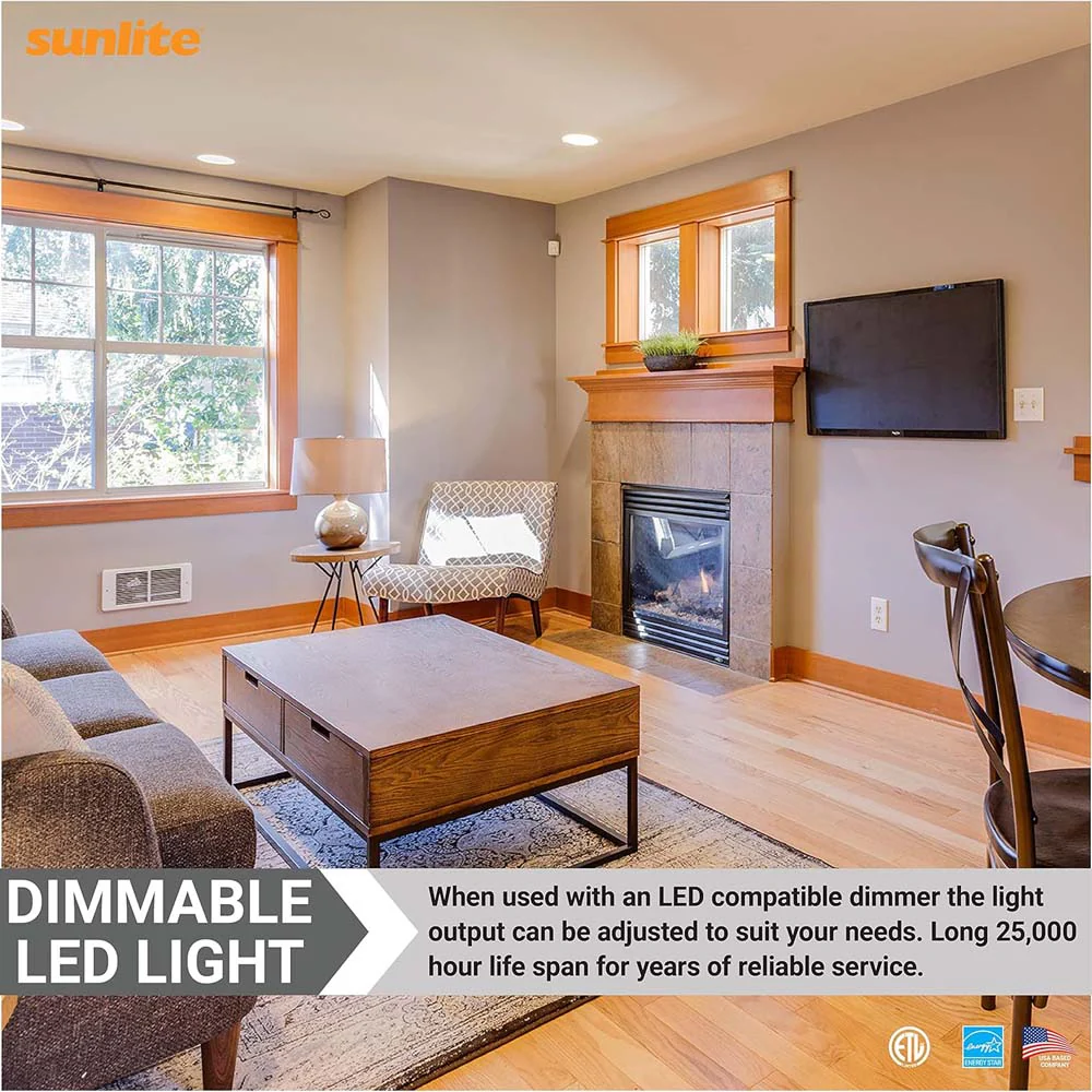 6Pk - Sunlite LED Par30 Short Neck Dimmable 3000K Warm White Bulb - Image 4