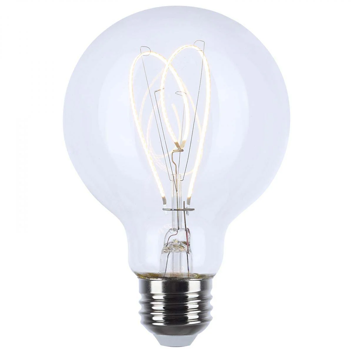6w G25 LED Reminiscent Flex Gray Filament E26 Base 2700K CCT Clear 120v - Image 2