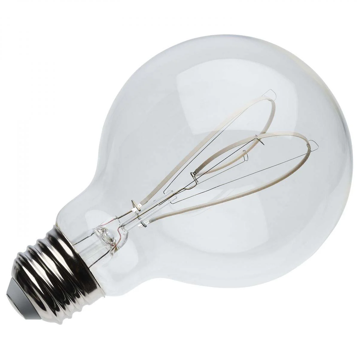 6w G25 LED Reminiscent Flex Gray Filament E26 Base 2700K CCT Clear 120v - Image 3