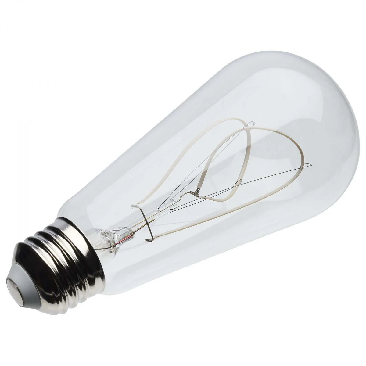 6w ST19 LED Reminiscent Flex Gray Filament E26 Base 2700K CCT Clear 120v - Image 3