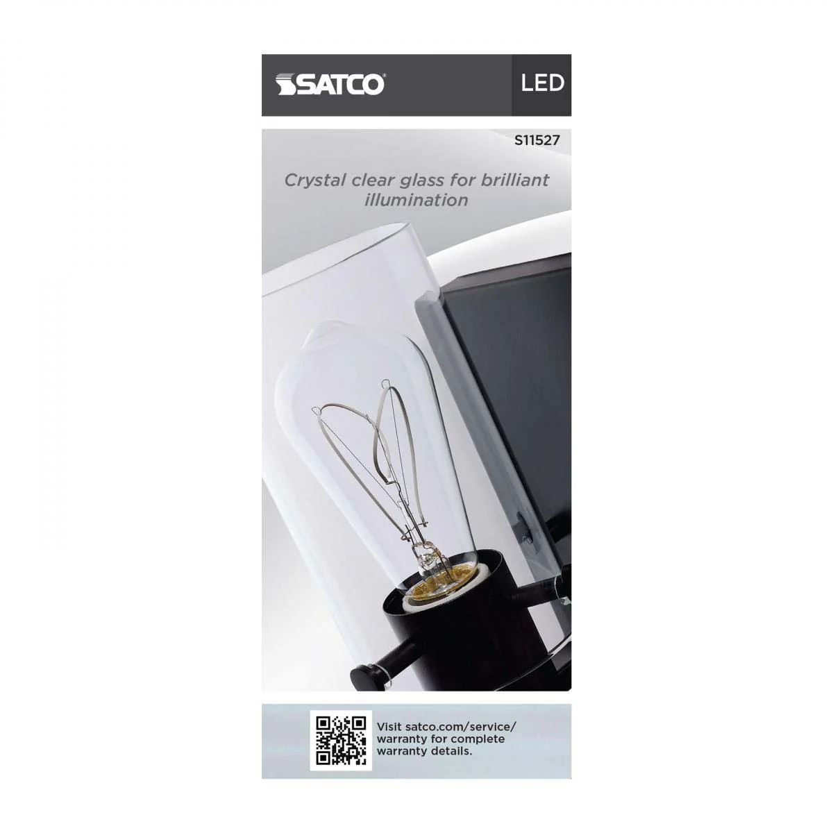 6w ST19 LED Reminiscent Flex Gray Filament E26 Base 2700K CCT Clear 120v - Image 5