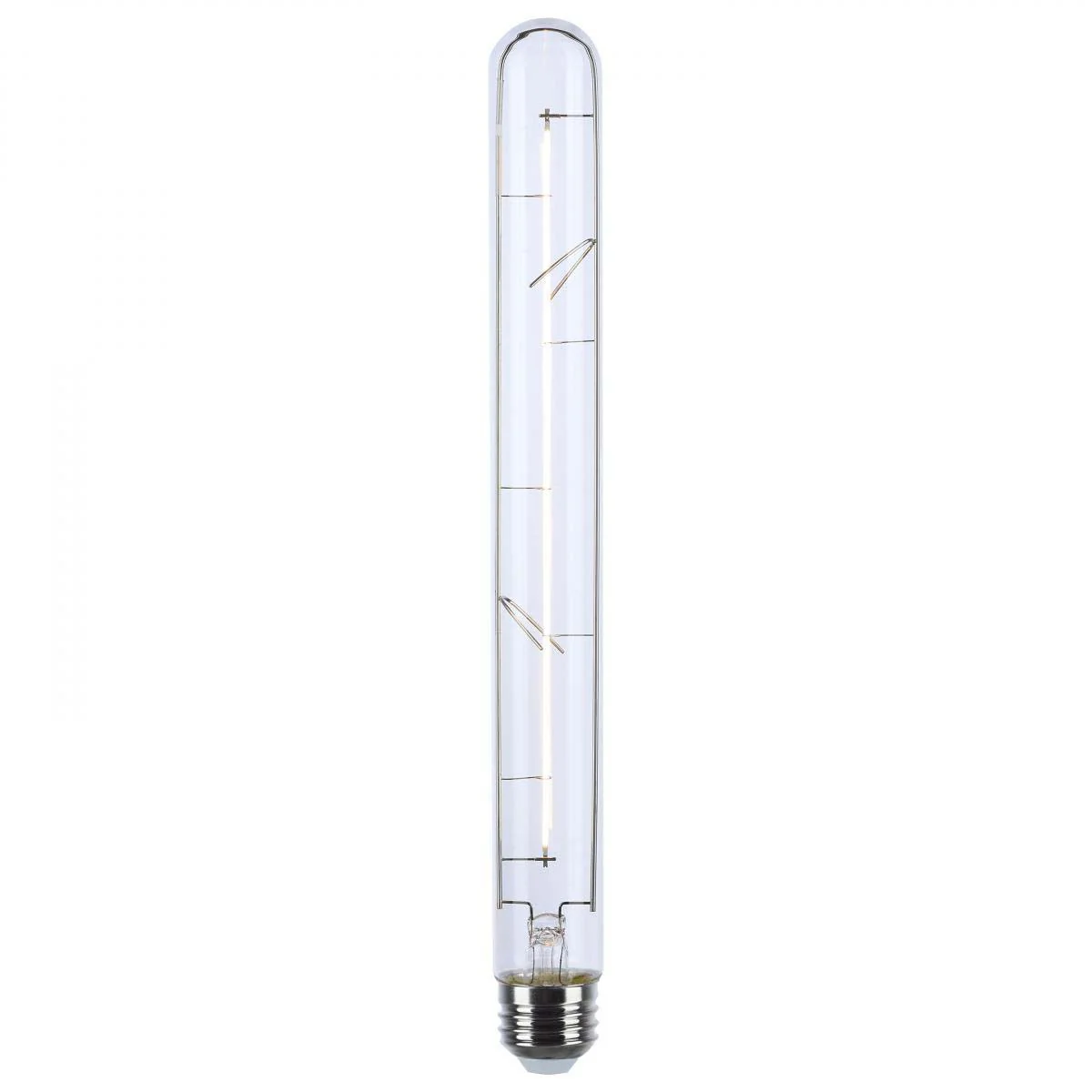 6w T9 LED Reminiscent Flex Gray Straight Filament E26 Base 2700K CCT Clear 120v - Image 2