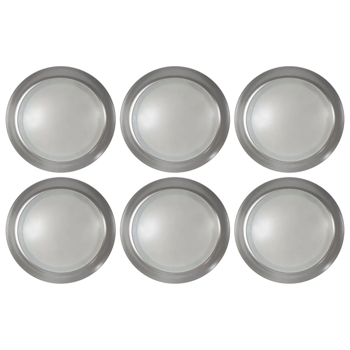 7-in LED Disk-Light 5000K 6 Unit Contractor Pack Brushed Nickel Finish - Image 4