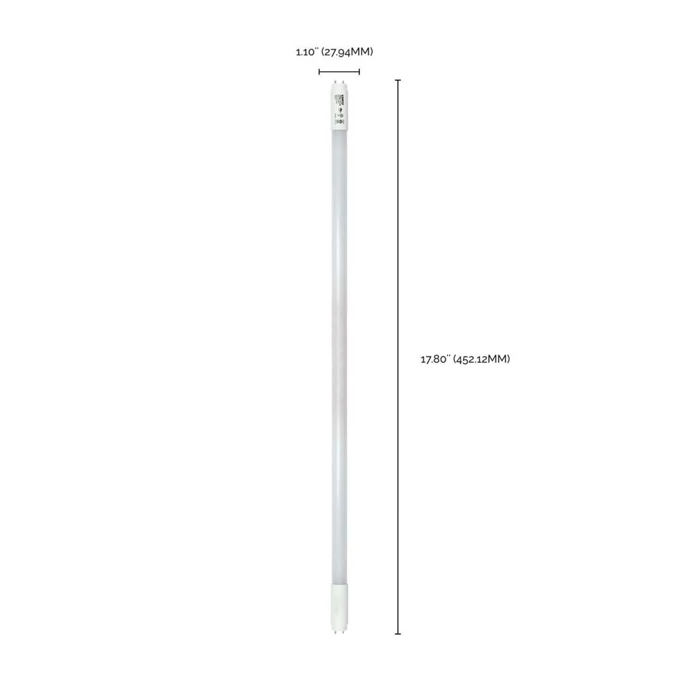Satco 7W 18-in T8 Linear LED G13 Base 4000K 750Lm Ballast Bypass - 75w equiv - Image 5