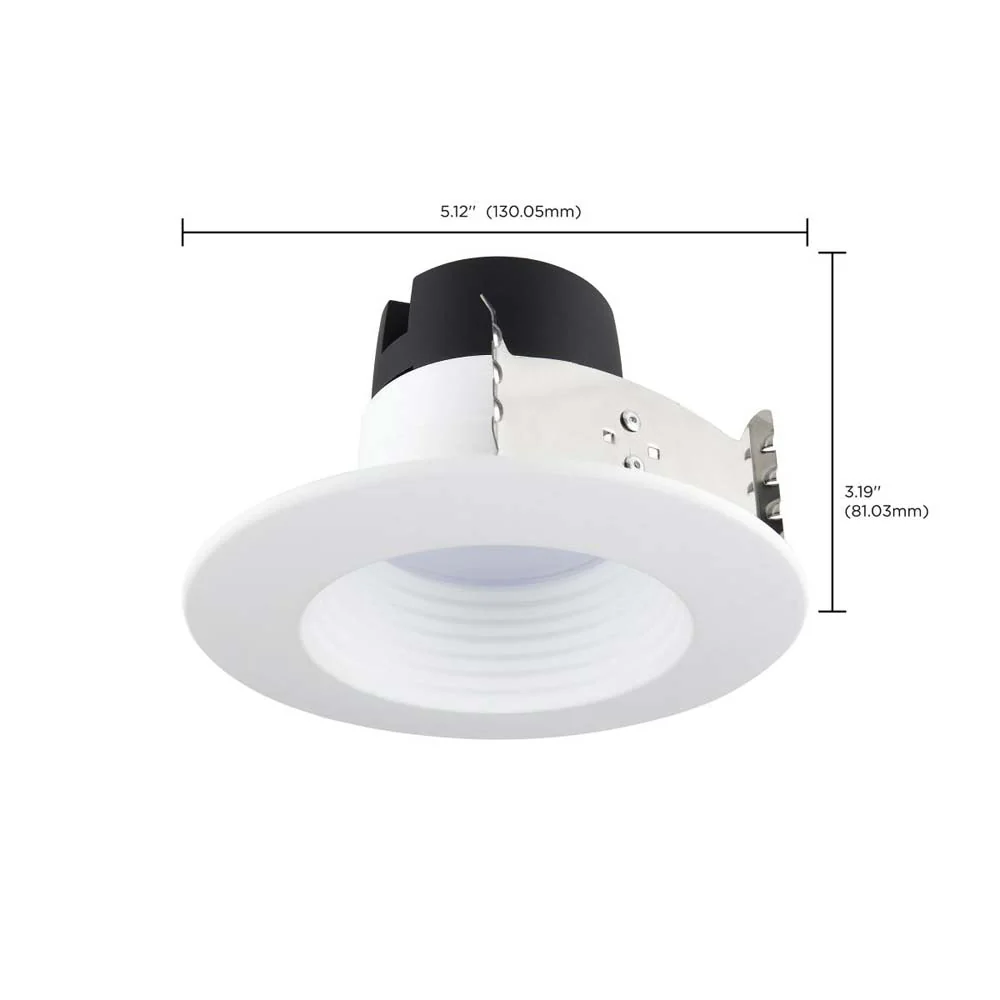 7w 4-in Deep Baffle CCT-Tunable Recessed LED Downlight - Image 5