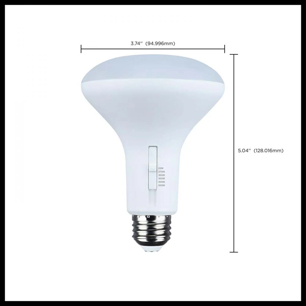8.5w BR30 LED Reflector Bulb CCT Selectable Warm White to Natural Light 120v - Image 4