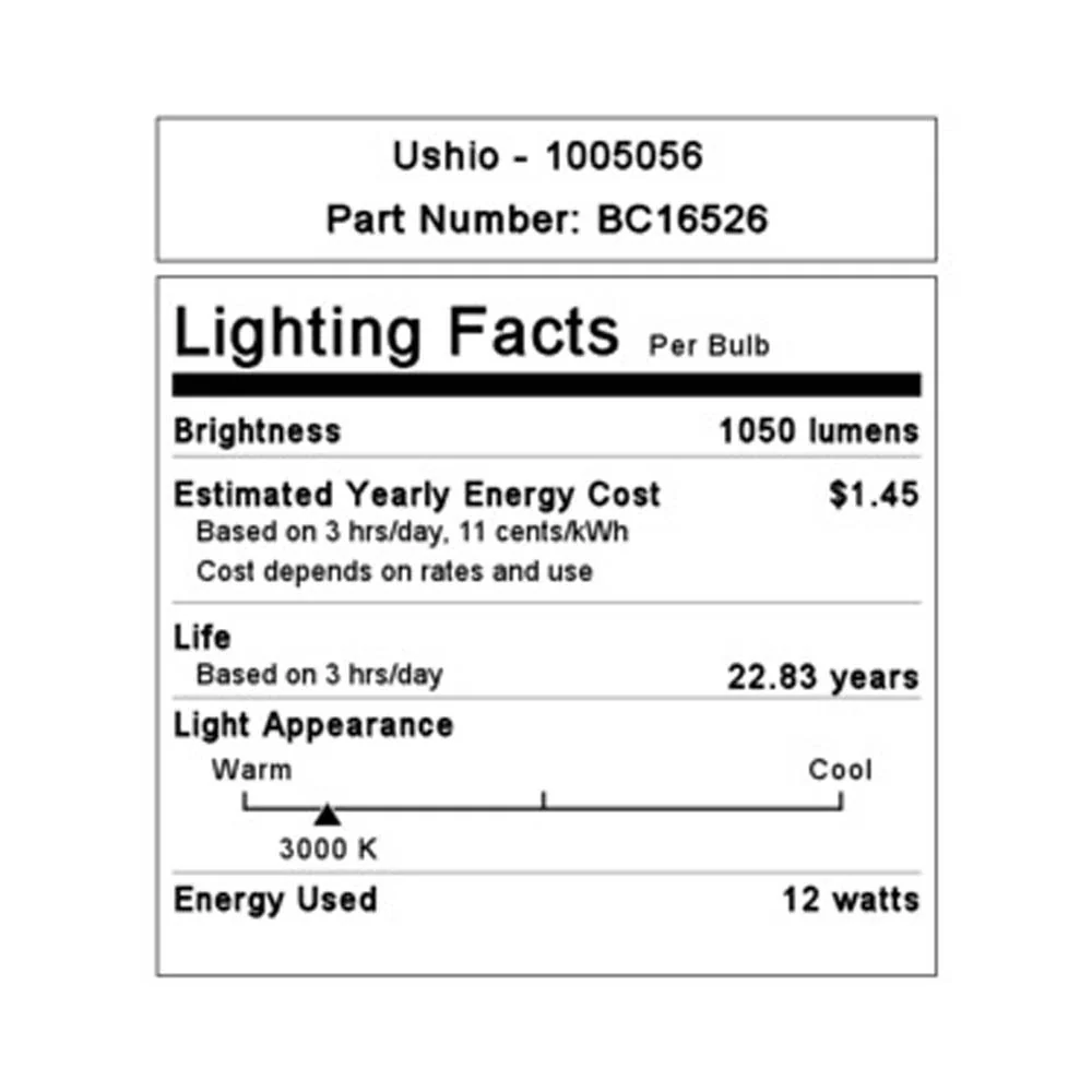 8Pk - Ushio 12w Uphoria PRO Gold LED PAR30 FL40 E26 Base WW 3000k Reflector Bulb - Image 3