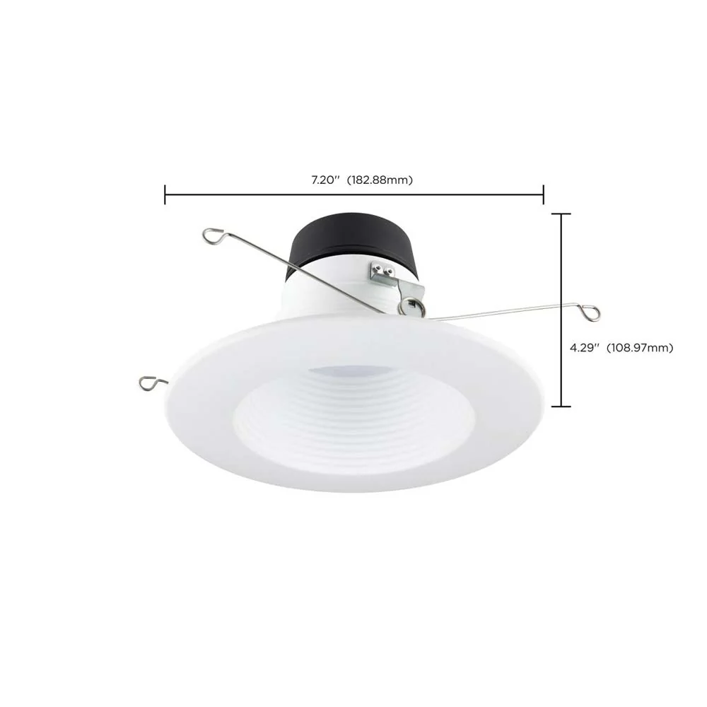 9w 6-in Deep Baffle CCT-Tunable Recessed LED Downlight - Image 5