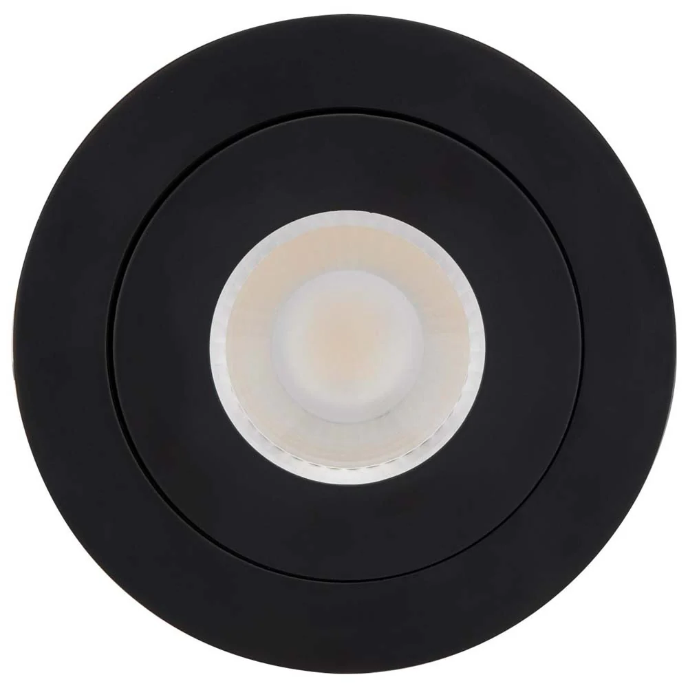 9w CCT Tunable LED Direct Wire Downlight 4-in Round Remote Driver Black - Image 4