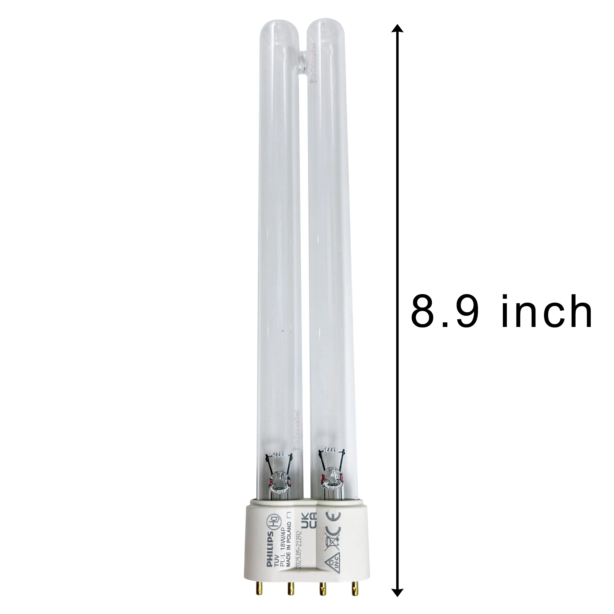 Amilair BE18 Germicidal UV Replacement bulb - Philips OEM bulb - Image 2