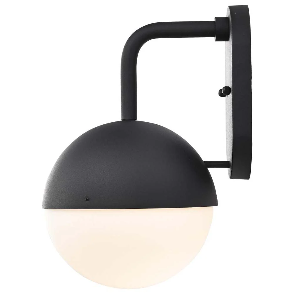 Atmosphere 6W LED Medium Wall Lantern Matte Black w/ White Opal Glass - Image 3