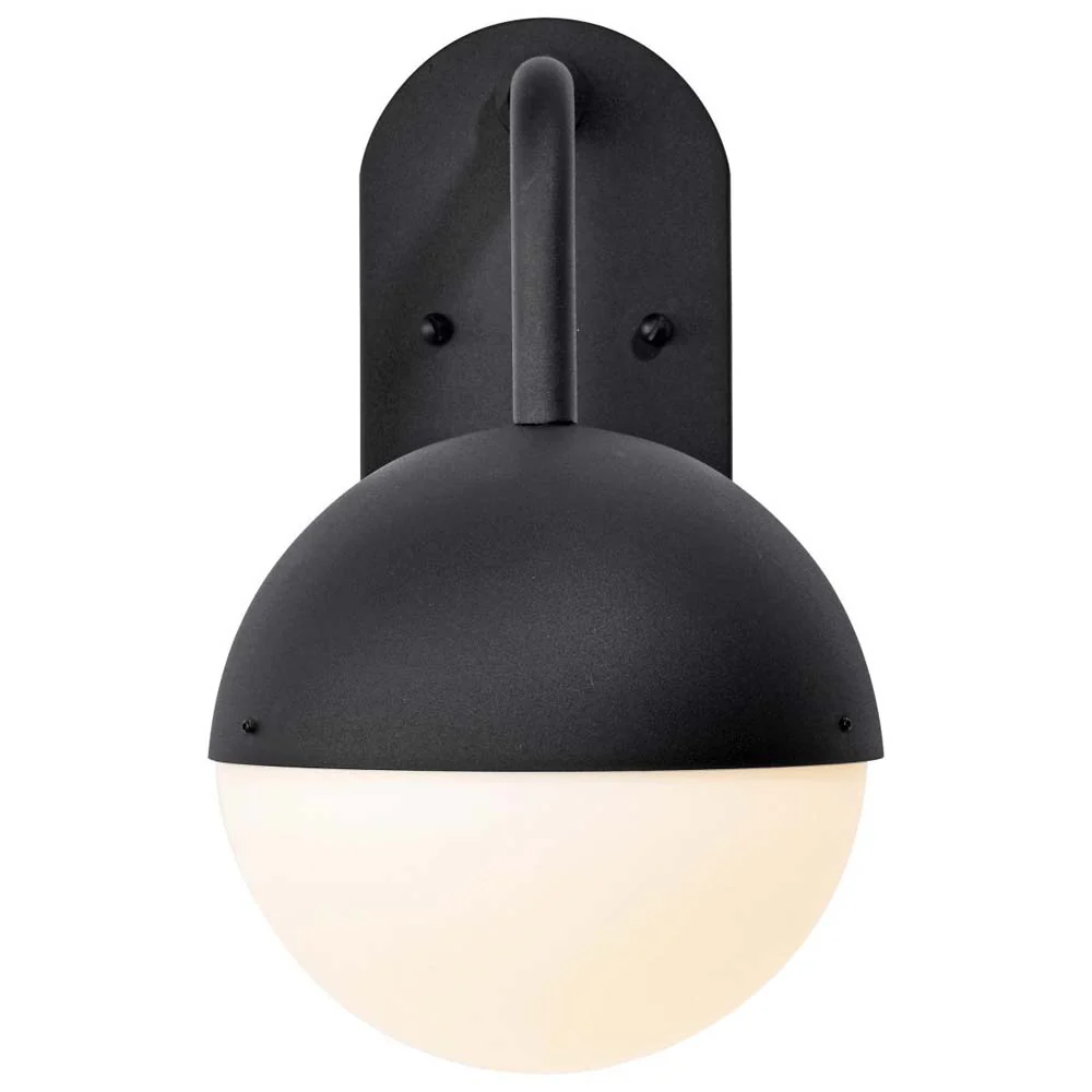 Atmosphere 6W LED Medium Wall Lantern Matte Black w/ White Opal Glass - Image 4