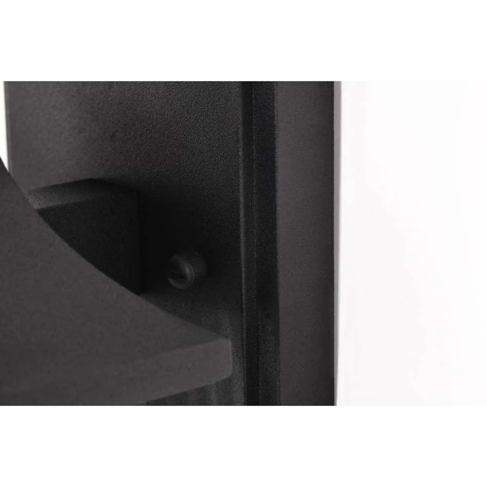 Austen Outdoor 13-in Small Wall Light Matte Black Finish w/ Clear Water Glass - Image 8