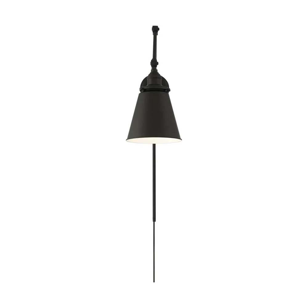 Bayard Swing Arm Lamp Matte Black w/ Switch 120v - Image 2